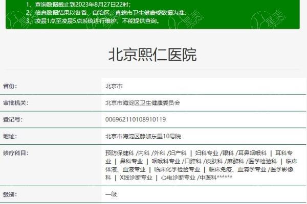 北京熙仁眼科医院封康医生怎么样