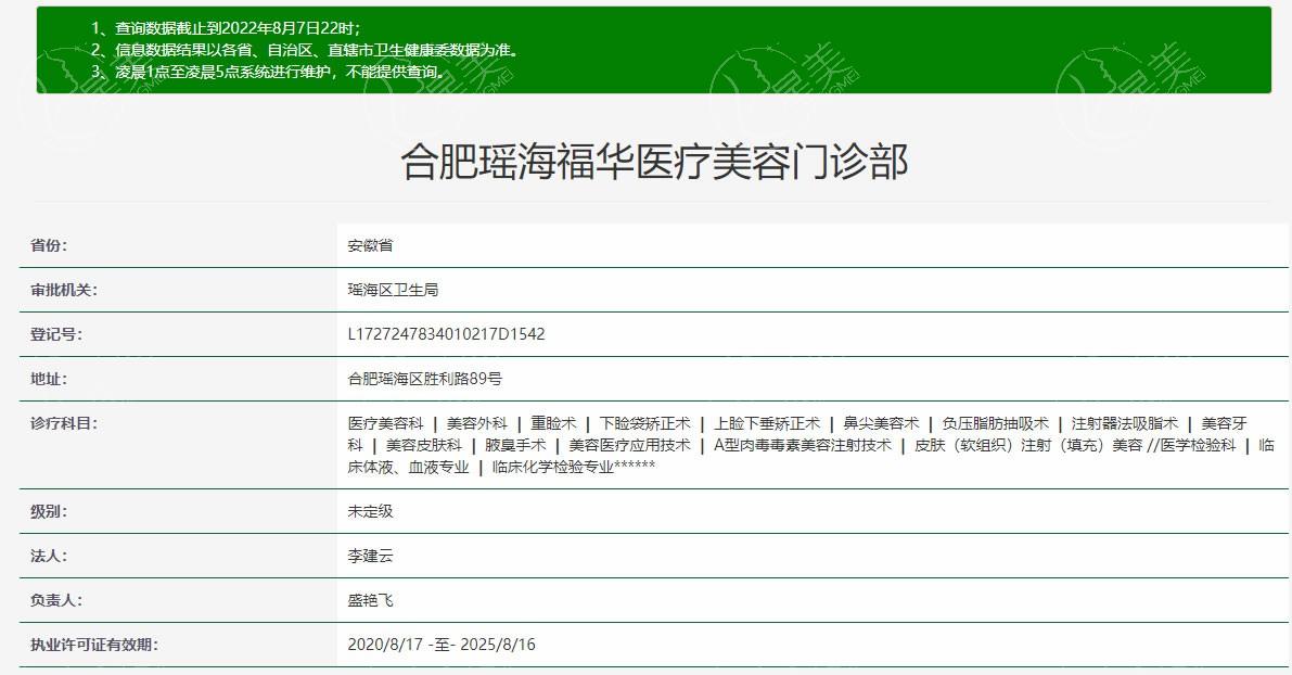 合肥福华医疗美容门诊部怎么样？ 实力证明不仅靠谱还便宜又好