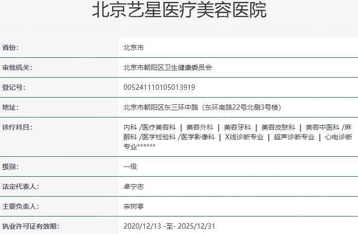 北京艺星整形医院哪位医生吸脂技术好？来看看医院详细介绍就明白