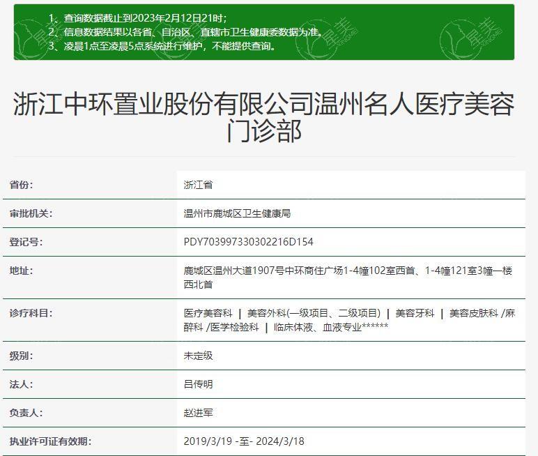 温州名人整形口碑好不好？口碑出众人人夸，正规资质硬，医生经验足