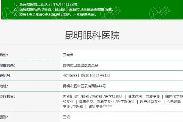 昆明眼科医院好不好？资质口碑全知道，地址价格也为你详细介绍