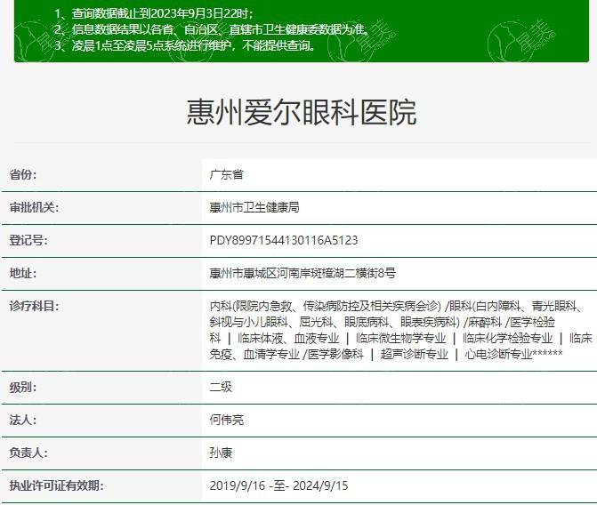  惠州爱尔眼科医院口碑好不好？爱尔分院资质正规，主攻飞秒激光手术，不贵医生强。